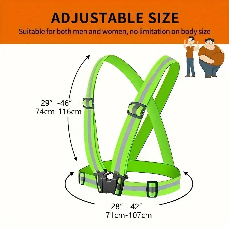 Running Visibility Gear - Gilet riflettente da corsa, Ves di
