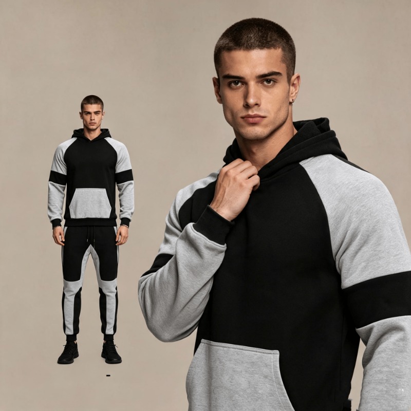 Joggers Pants - Completo da Uomo con Felpa a