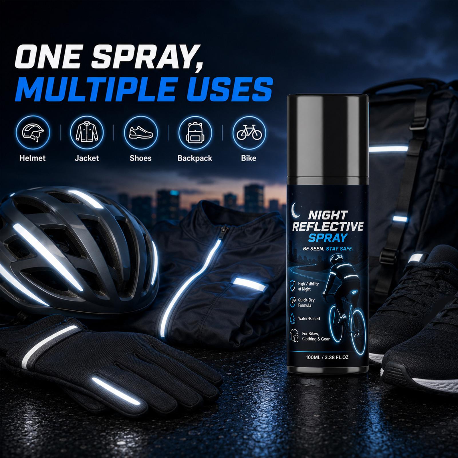 Spray riflettente da 100 ml, v - Running Visibility Gear recensione e prezzo