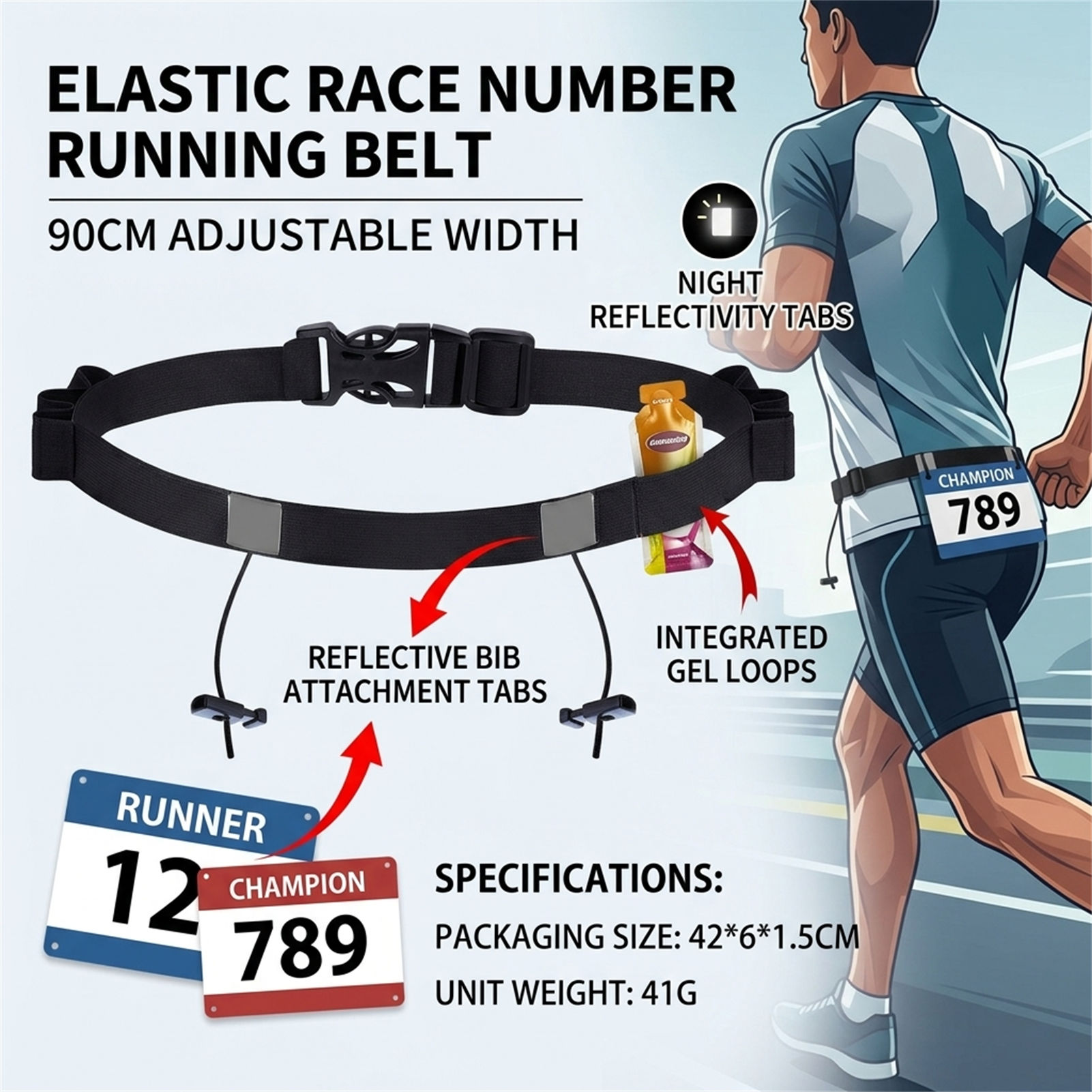 Cintura Riflettente Porta-Dors - Race Bib recensione e prezzo
