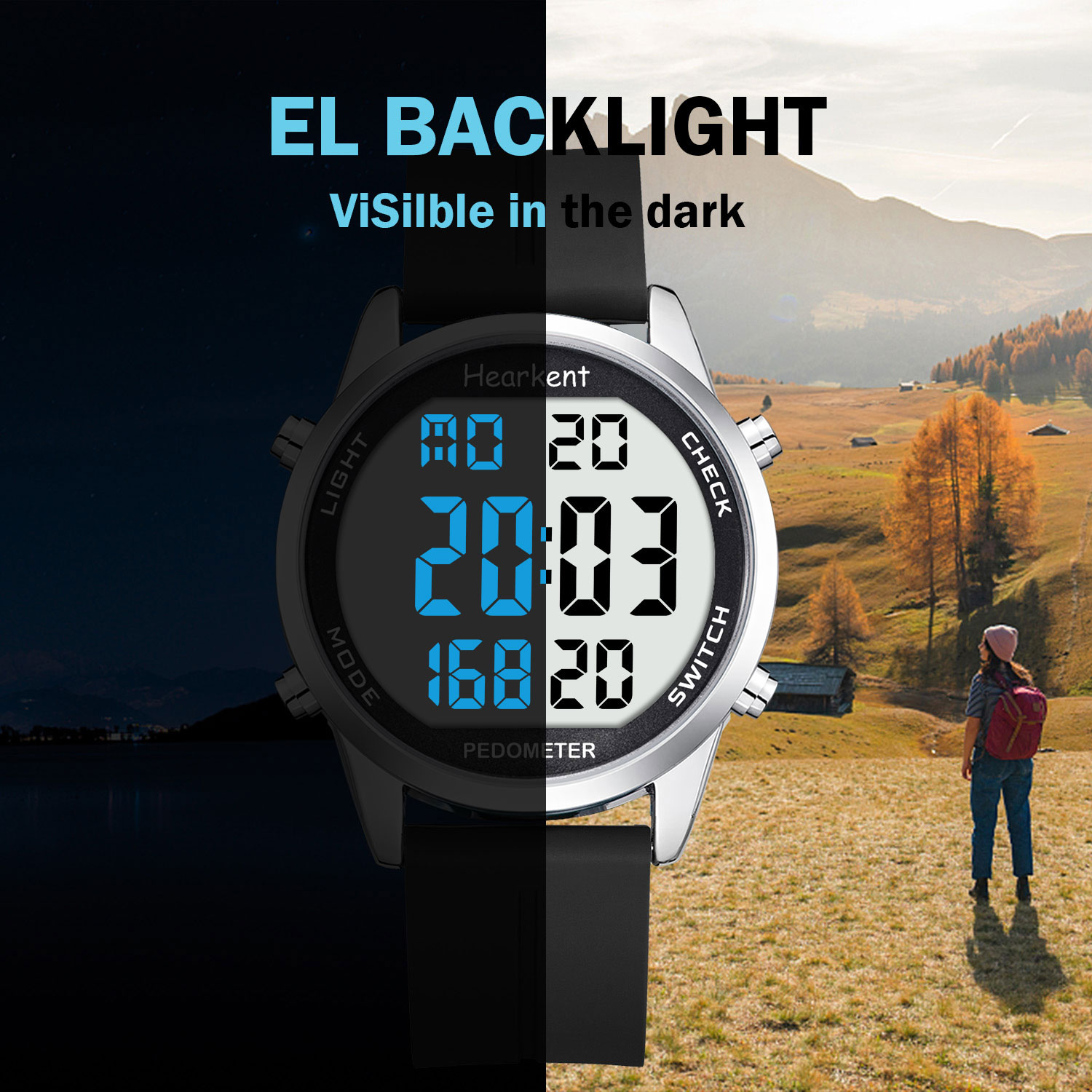 Hearkent Pedometro Orologio da - Running Watch recensione e prezzo